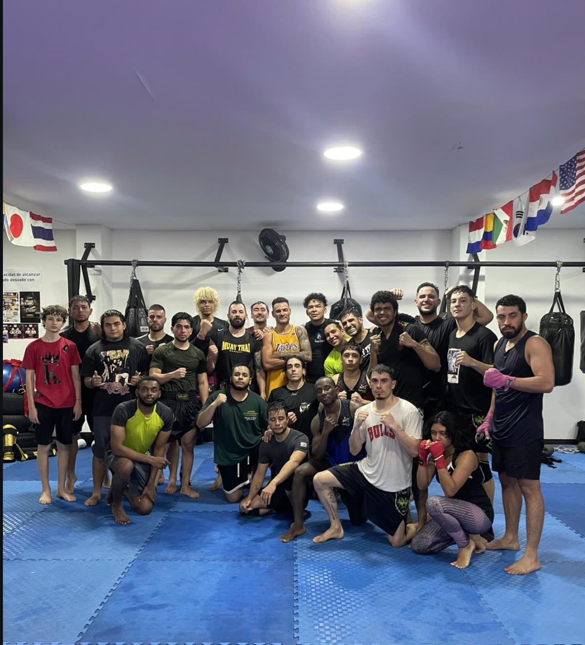 Evolution Fight Club community in Laureles, Medellín